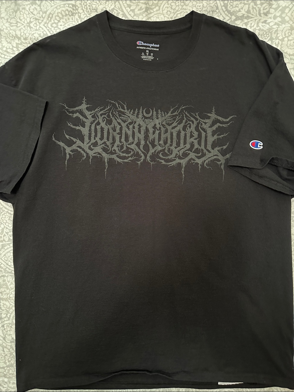 Champion Black Lorna Shore Short Sleeve Tee